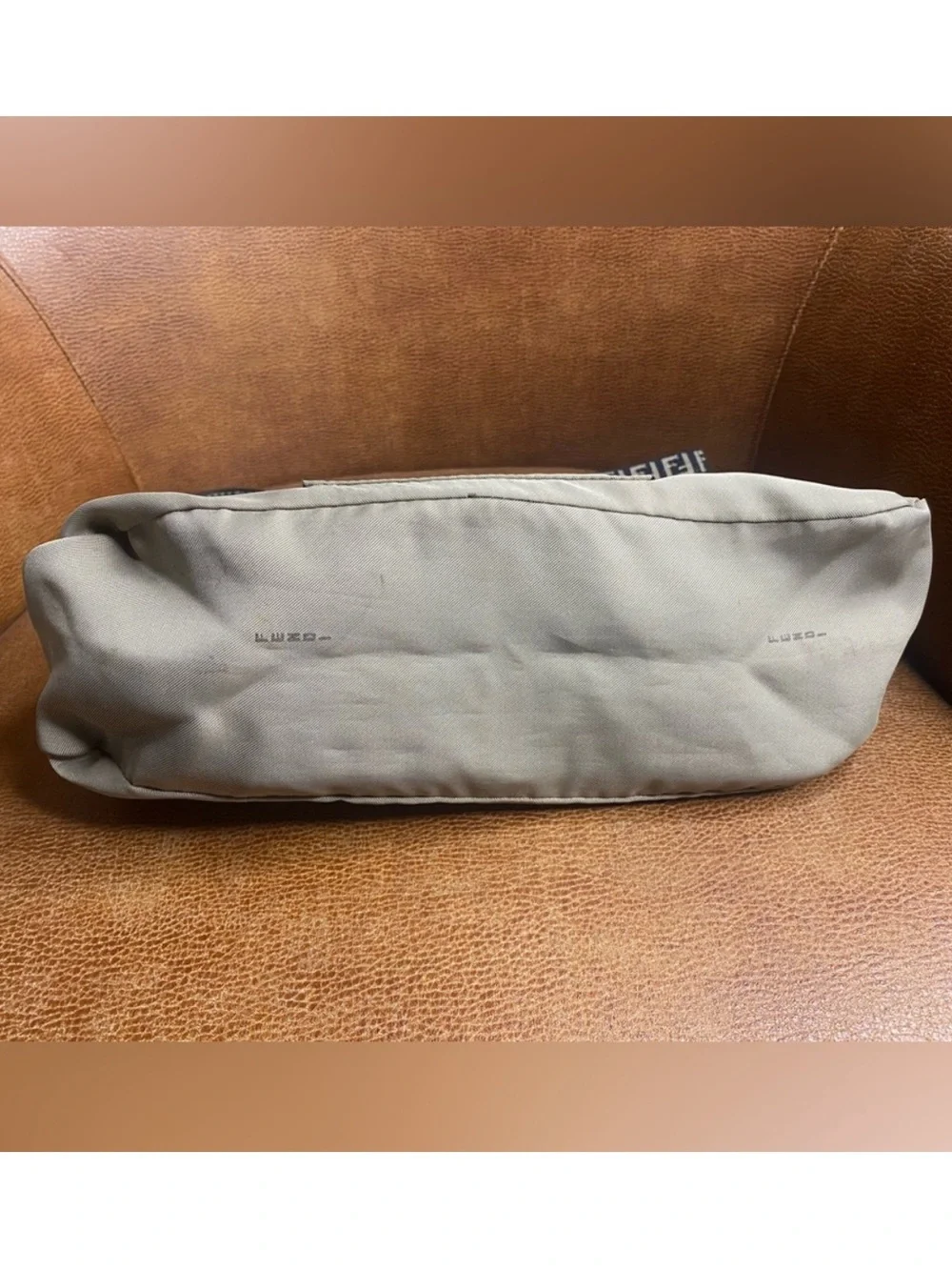 Authentic Fendi Zucchino Mamma Baguette Shoulder Bag Y2K 100% AUTHENTIC